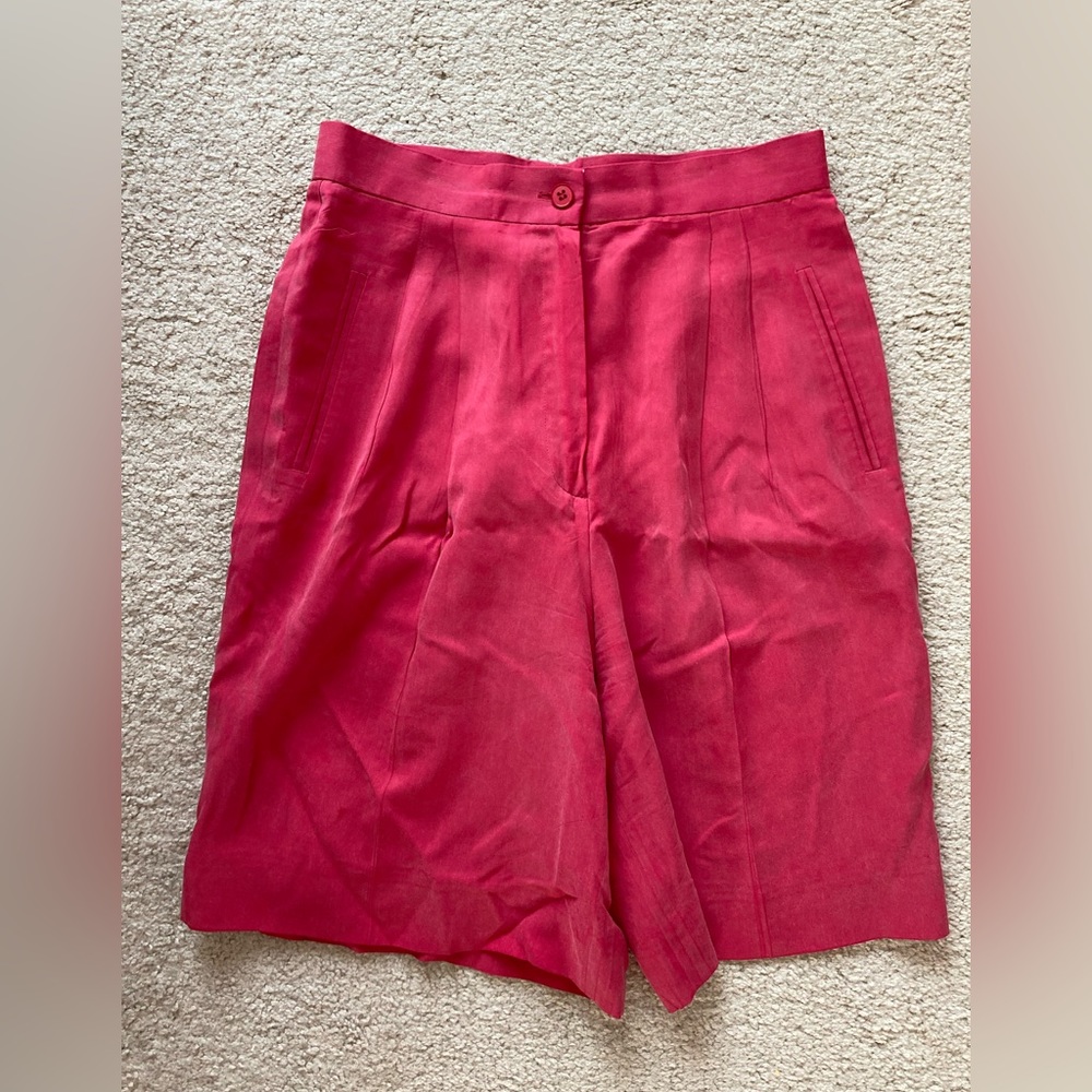 Carlisle Sport High Waisted silk shorts